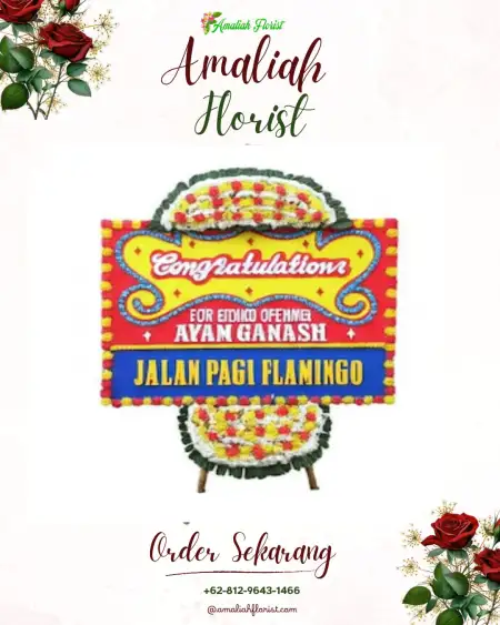 Sewa Papan Bunga Tutulo
