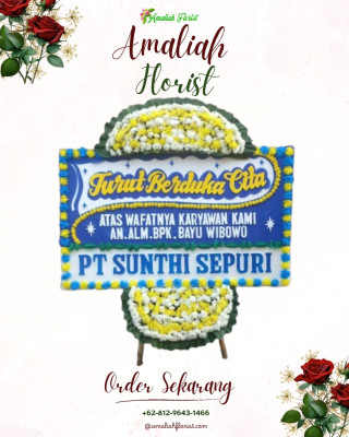Papan Bunga Duka di Tutulo
